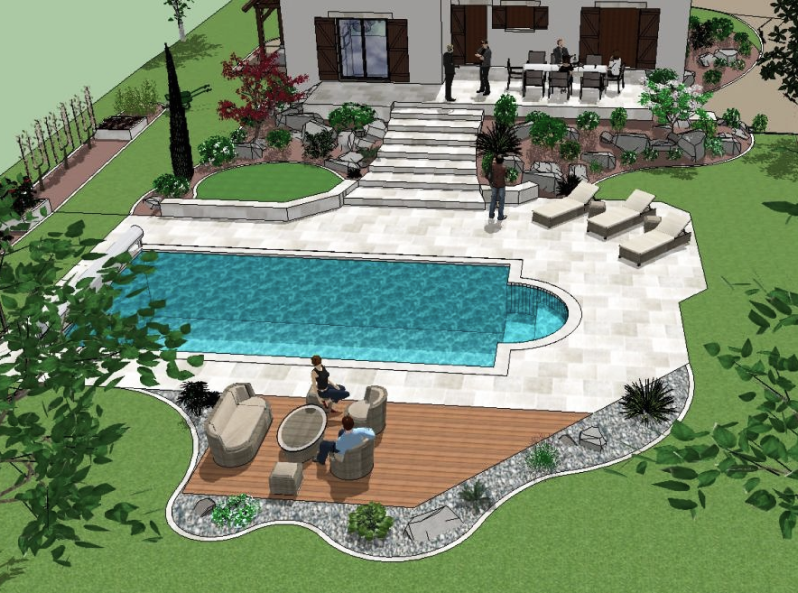 Arcadie Centre Paysagiste A Orleans Conception Assistee 2D 3D